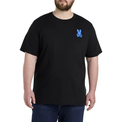 Psycho Bunny Walter Graphic Tee In Black