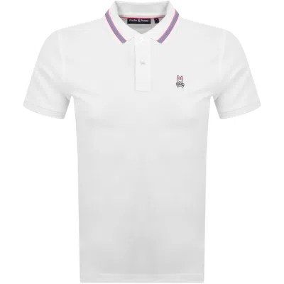 Psycho Bunny Walter Polo T Shirt White