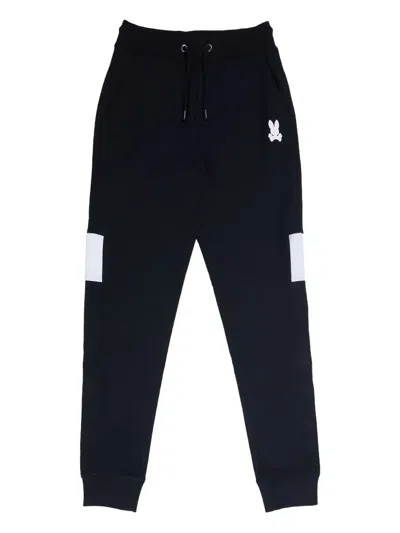Psycho Bunny Wilkes Panelled Track Pants In Black