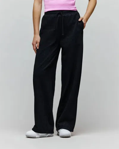 Psycho Bunny Women's Jules Lurex Sweatpant In Black