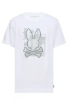 Psycho Bunny Zealand Graphic T-shirt In White