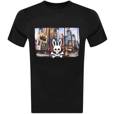 Psycho Bunny Zeke Graphic T Shirt Black