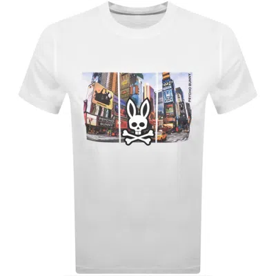 Psycho Bunny Zeke Graphic T Shirt White