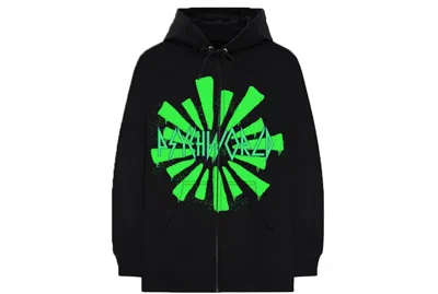 Pre-owned Psychworld Men's  X Trippie Redd Zip Hoodie In Black