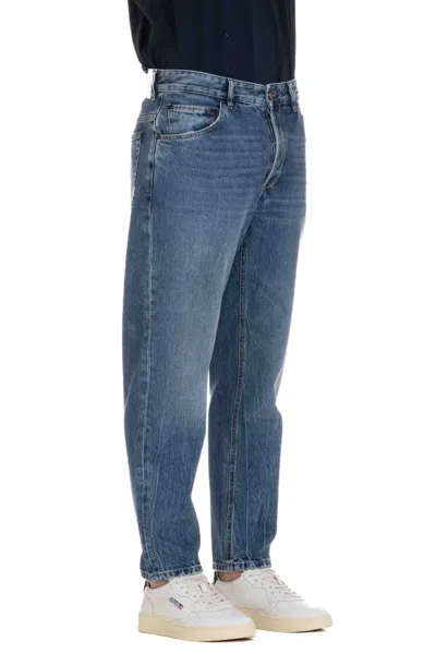 Pt Denim Pure Cotton Rebel Fit Jeans In Black