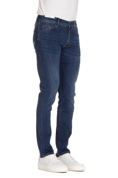 Pt Denim Classic Denim Jeans - P24 Fit In Blue