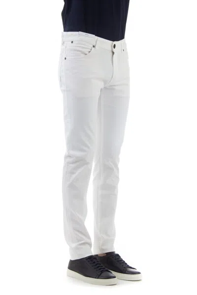 Pt Denim Swing Fit Denim Trousers - Sizing Up Recommended In White
