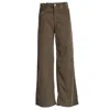 Pt Miley Velvet Trousers In Brown