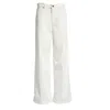 Pt Miley Velvet Trousers In White