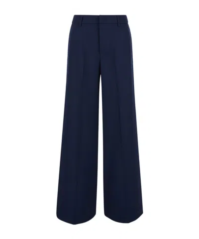 Pt Torino Belt Loop Belt Casual Pants In Black