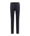Pt Torino Tailored Stretch-wool Trousers In Black