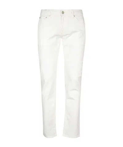 Pt Torino Belt Loop Jeans In White