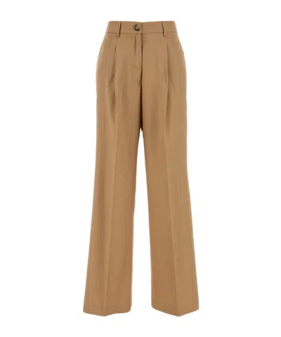 Pt Torino Belt Loops Slacks In Brown