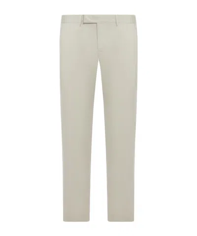 Pt Torino Belt Loops Slacks In White