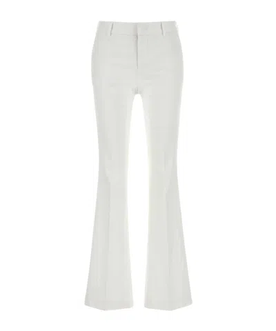 Pt Torino Belt Loops Slacks In White