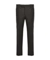 Pt Torino Trousers Tailored Cuffed Hem In Black
