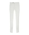 Pt Torino Belt Ring Casual Pants In White