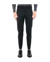 Pt Torino Cropped Tailored Trousers In Black