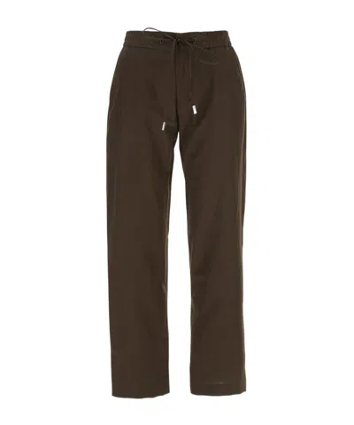Pt Torino Drawstring Casual Pants In Green