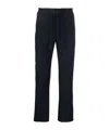 Pt Torino Rebel Pleated Trousers With Elastic Waistband In Black