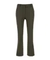 Pt Pantaloni Flared Tailored Trousers In Green