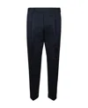 Pt Torino Wool Blend Trousers With Pleats In Multi
