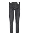Pt Torino Logo Jeans In Black