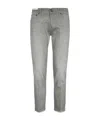 Pt Torino Logo Jeans In Gray