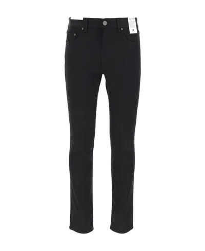 Pt Torino Mid-rise Straight-leg Trousers In Black