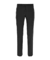 Pt Torino Midnight Blue Stretch Wool Pant In Black