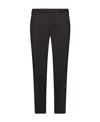 Pt Torino Pant Wool Stretch Front Pleats In Black