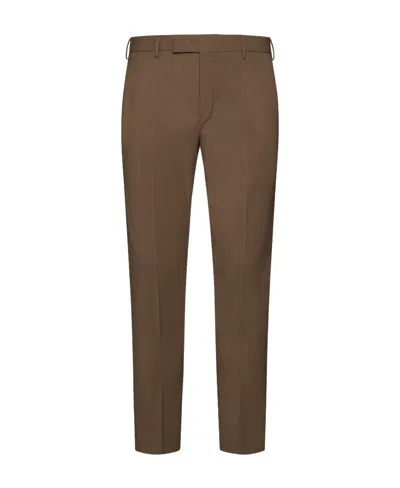 PT TORINO MID-RISE WOOL TAILORED TROUSERS