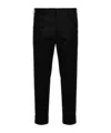 Pt Torino Black Cotton Pants In Black