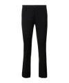 Pt Torino Pressed Crease Flared Trousers In Black