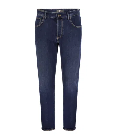 Pt Torino Slim Fit Jeans In Blue