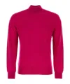 Pt Torino Versatile Ribbed Wool Sweater In Red