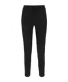 Pt Torino Black Stretch Cotton Blend Pant In Black