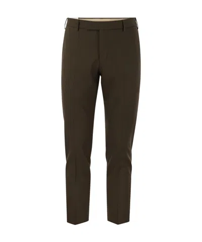 PT TORINO PT TORINO STRAIGHT-LEG CROPPED TAILORED TROUSERS