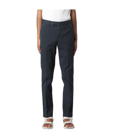 Pt Torino Straight Cut Casual Pants In Black
