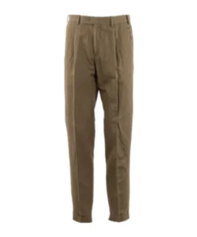 Pt Torino Straight-leg Trousers In Brown