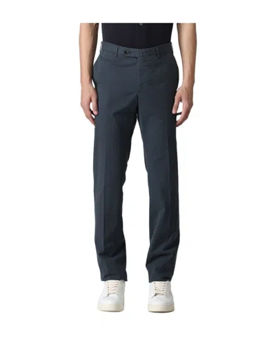 Pt Torino Stretch-cotton Chino Trousers In Black
