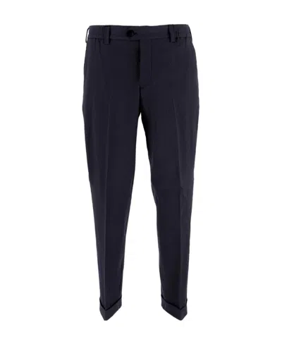 PT TORINO PT TORINO TAPERED-LEG TURN-UP HEM CHINO TROUSERS