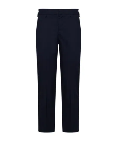 Pt Torino Tapered-leg Tailored Trousers In Black