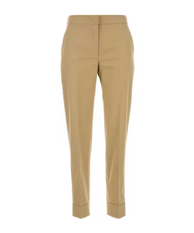 Pt Torino Tapered Trousers In Nude