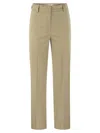 Pt Pantaloni Torino Ambra Stretch Viscose Trousers