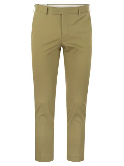 Pt Pantaloni Torino Dieci Cotton Trousers In Green