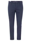 PT PANTALONI TORINO PT PANTALONI TORINO SKINNY TROUSERS IN COTTON AND SILK