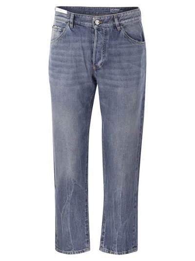 Pt Pantaloni Torino Rebel Straight Leg Jeans In Blue