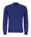 Pt Torino Virgin Wool Jumper In Blue