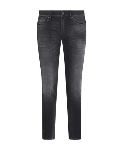 Pt Torino Washed Skinny Jeans In Black
